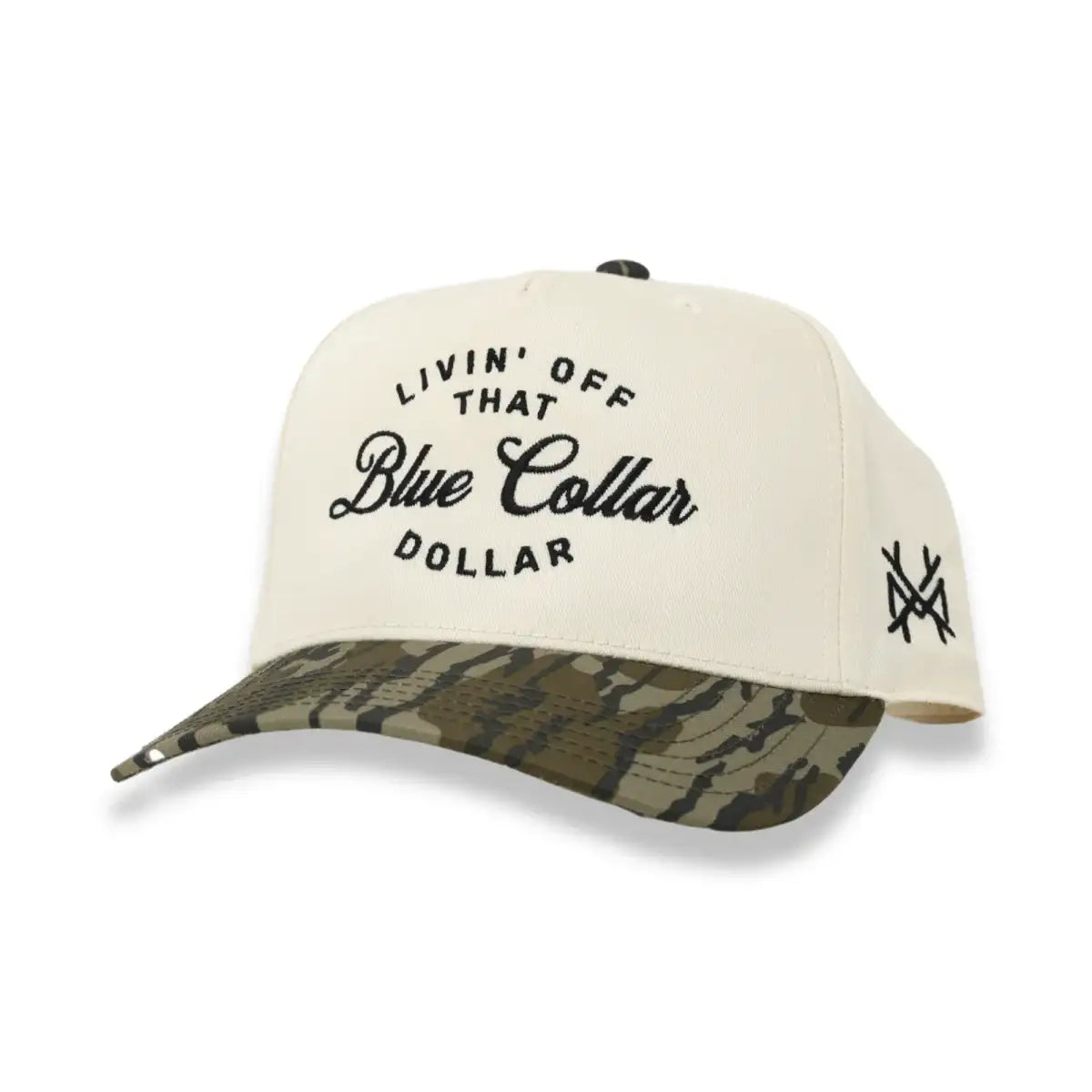 The Mad Hatter Blue Collar Dollar Snapback Hat