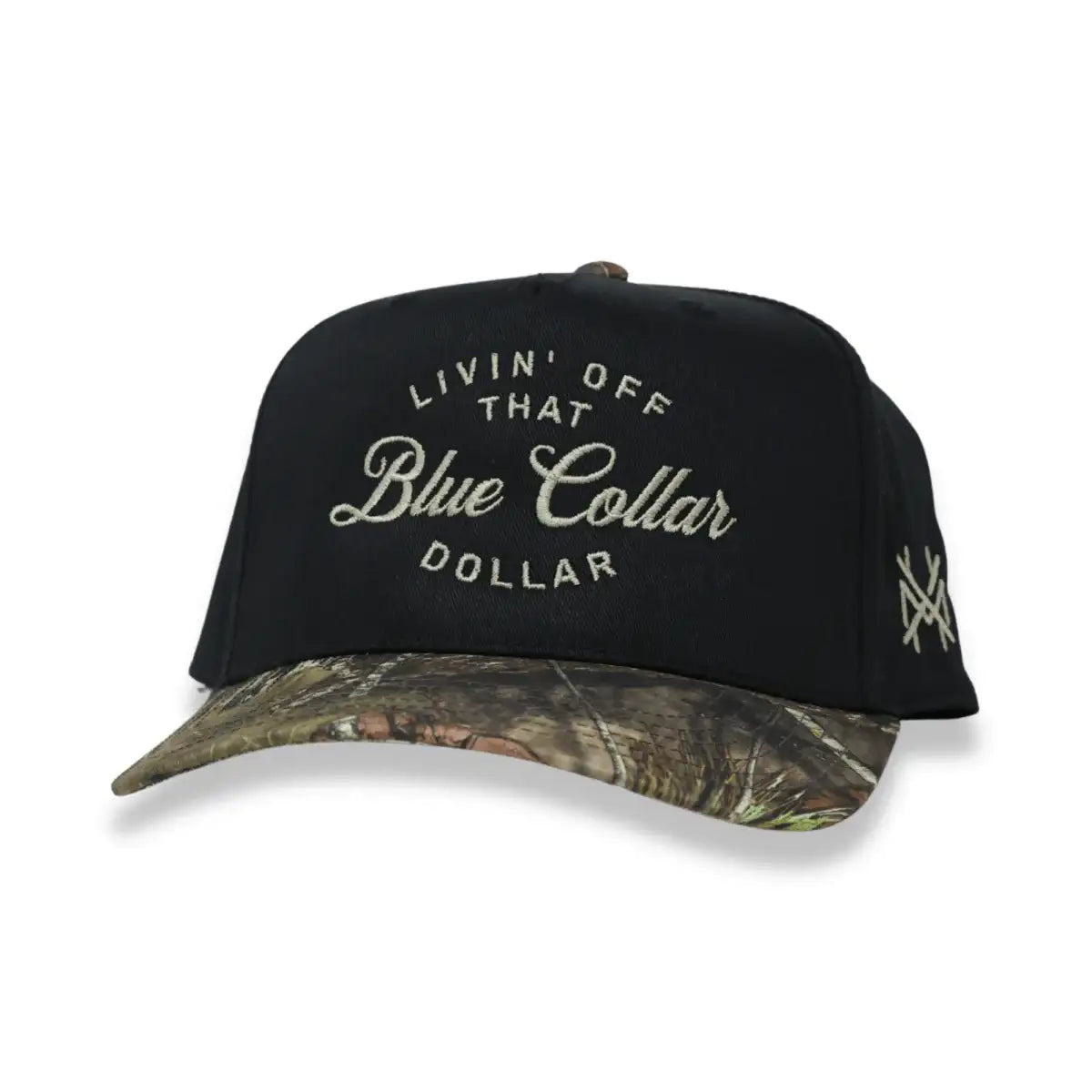 The Mad Hatter Blue Collar Dollar Snapback Hat