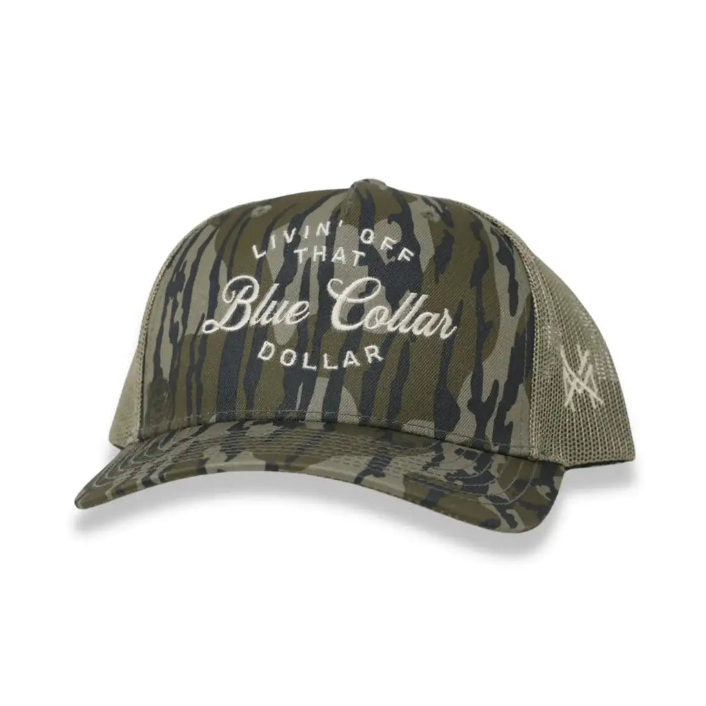 The Mad Hatter Blue Collar Dollar Snapback Hat
