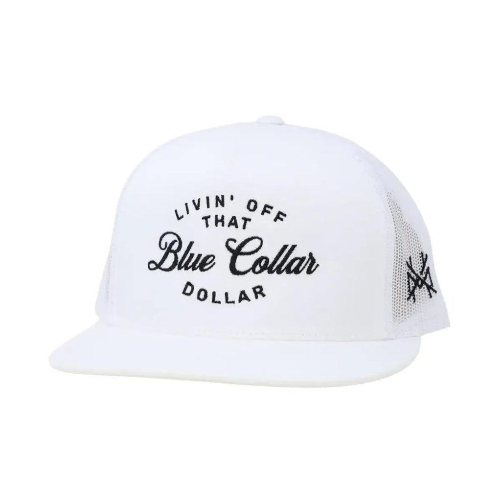 The Mad Hatter Blue Collar Dollar Snapback Hat