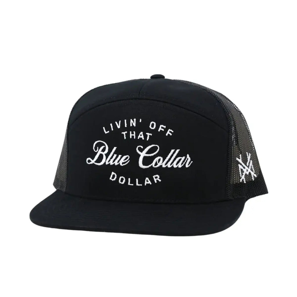 The Mad Hatter Blue Collar Dollar Snapback Hat