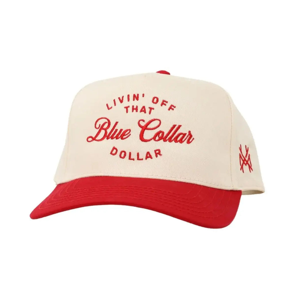 The Mad Hatter Blue Collar Dollar Snapback Hat