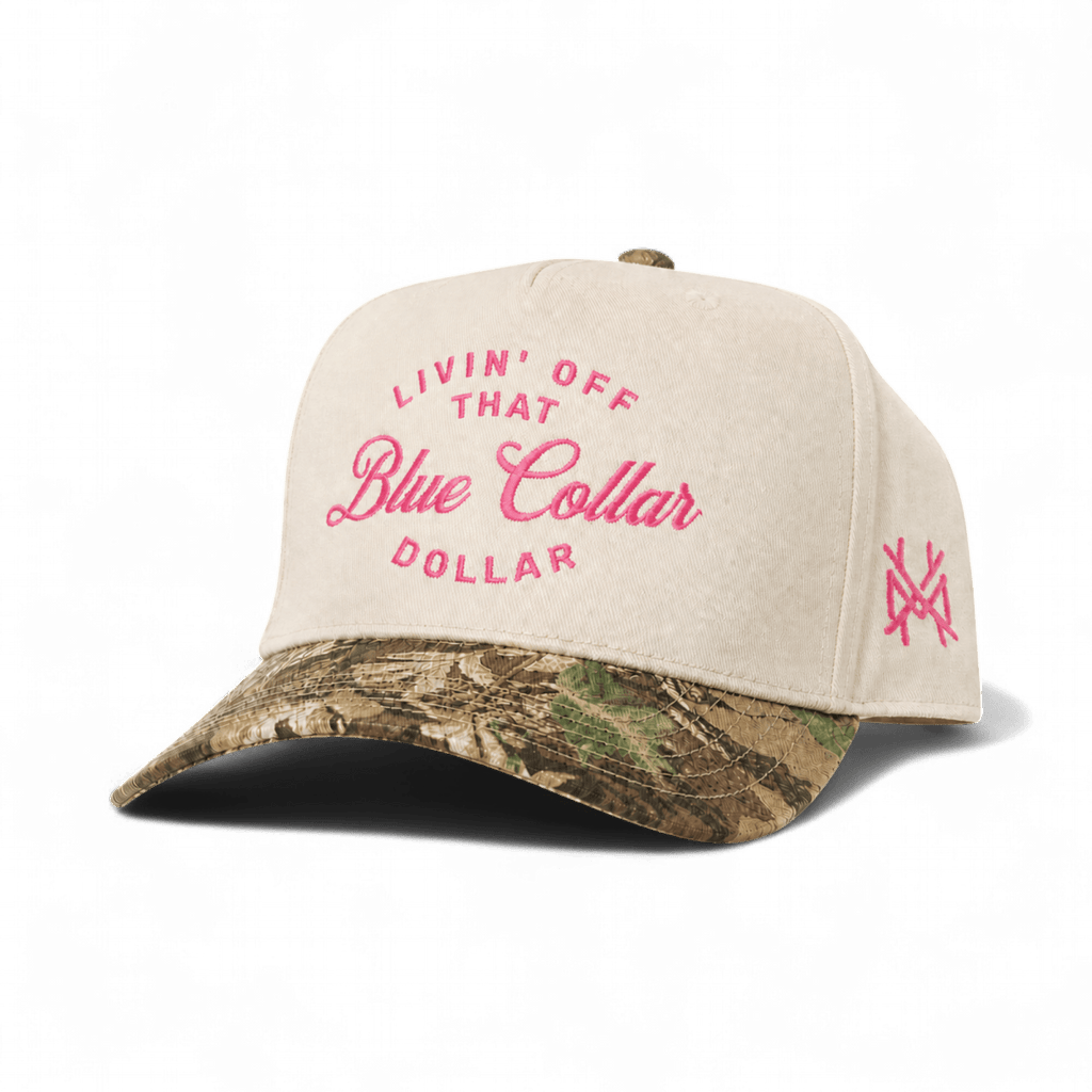 The Mad Hatter Blue Collar Dollar Snapback Hat