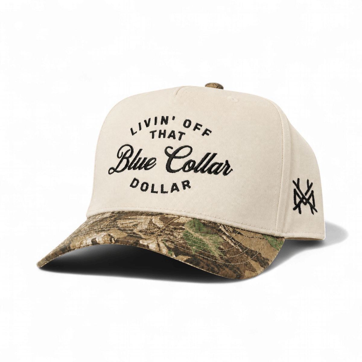 The Mad Hatter Blue Collar Dollar Snapback Hat
