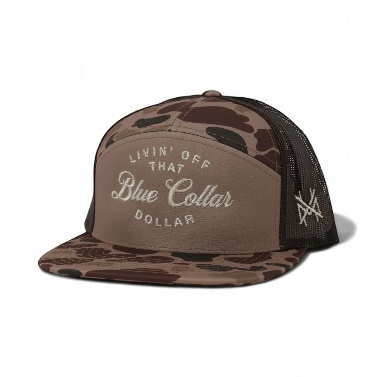 The Mad Hatter Blue Collar Dollar Snapback Hat