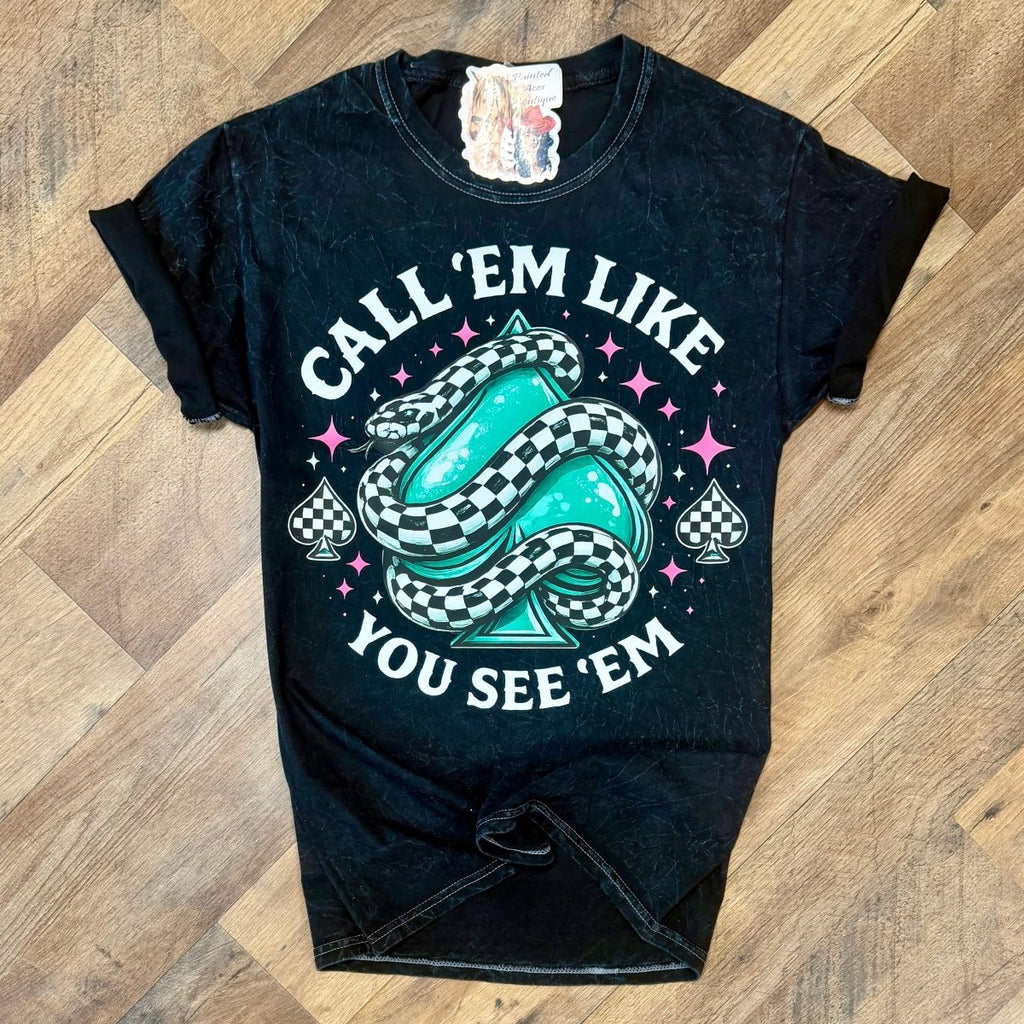 Call Em’ Like You See Em’ Women's T-Shirt by Painted Aces