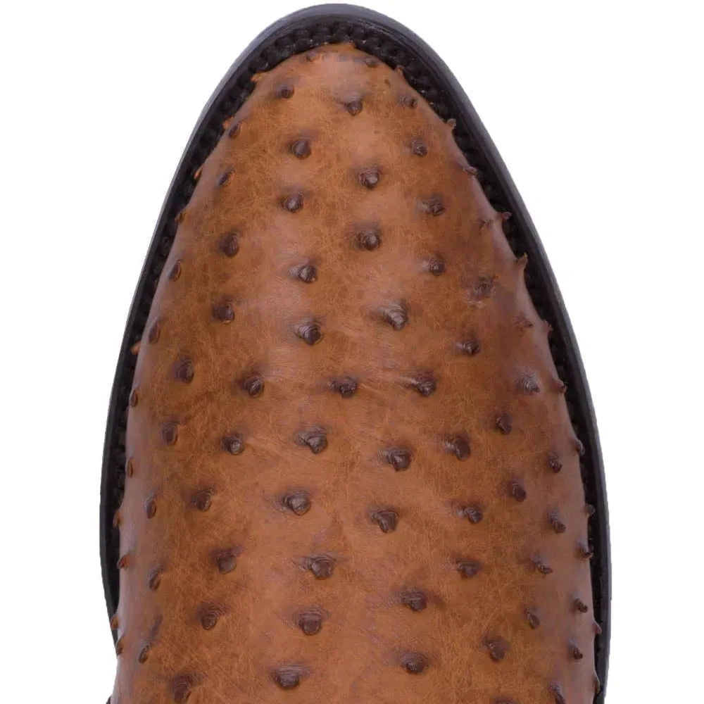 Tempe - Mens Ostrich Leather Cowboy Boots by Dan Post