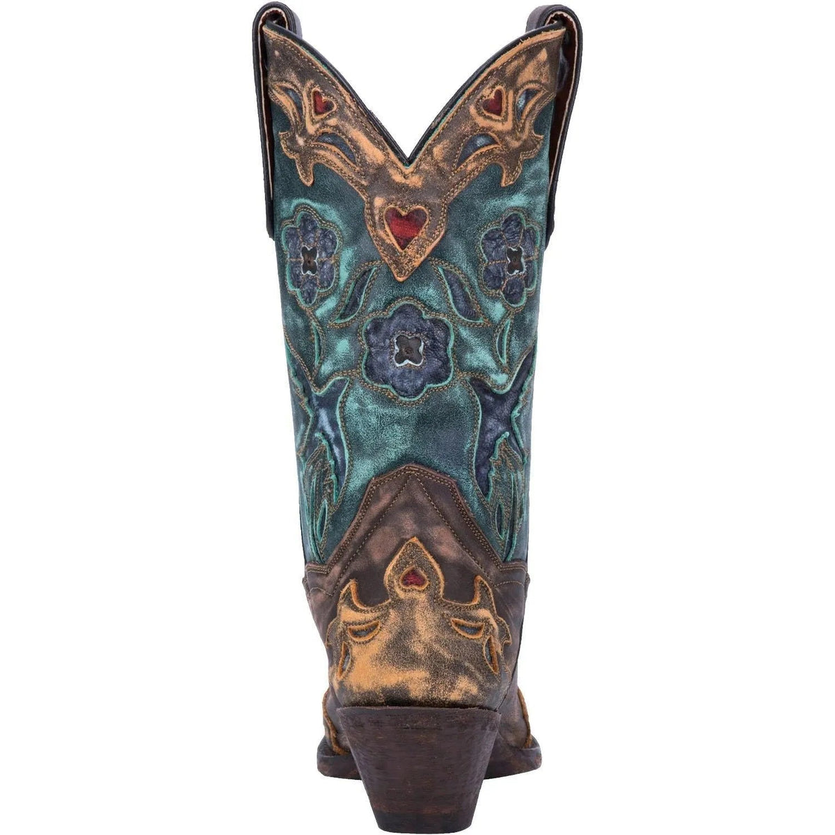 Vintage Blue Bird - Womens Cowgirl Boots by Dan Post