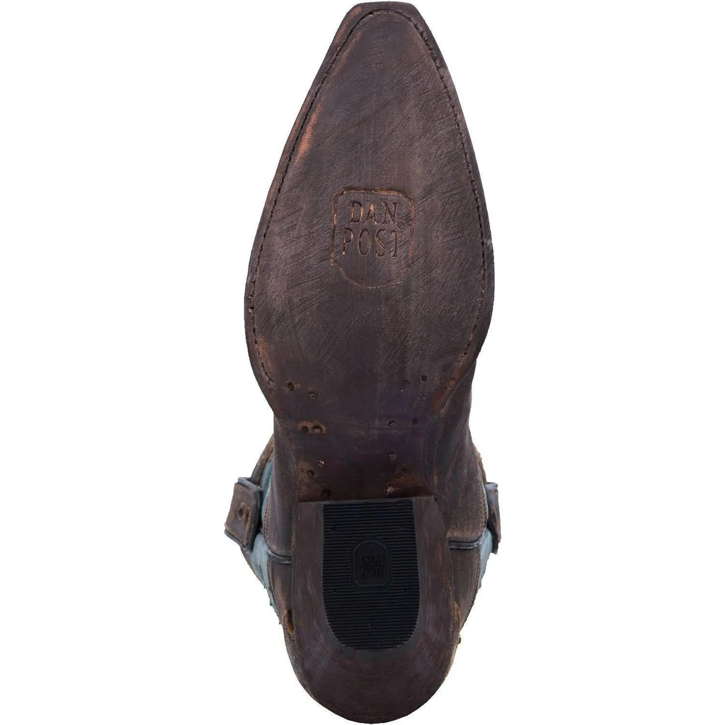Vintage Blue Bird - Womens Cowgirl Boots by Dan Post