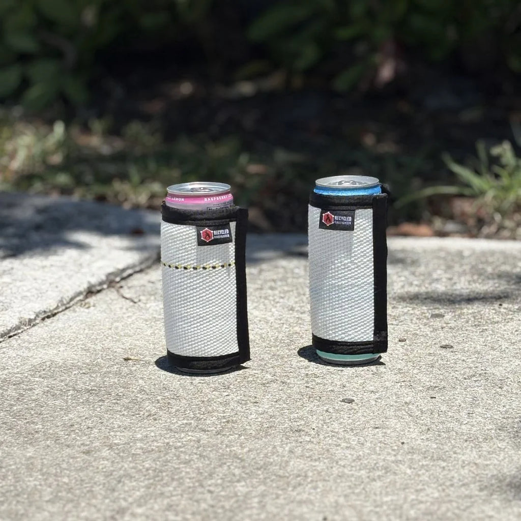 Recycled Firefighter Drink Sleeve - Firehose - Skinny