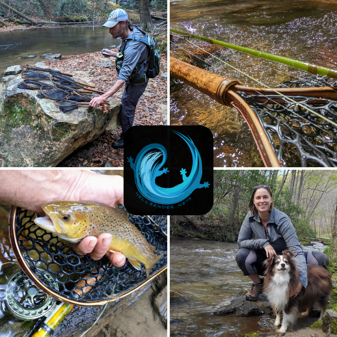 Upstream - Bamboo Fly Fishing Landing Net/Hand Net