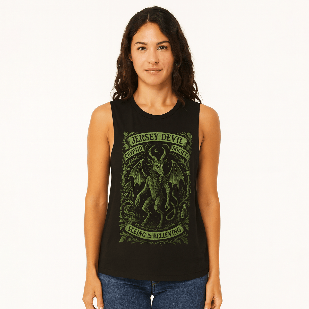 Jersey Devil Cryptid Society Womens Tank