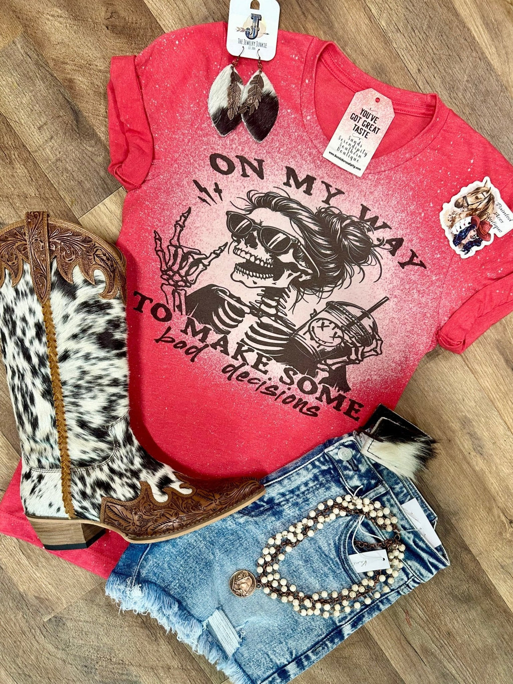 On My Way To Make Bad Decisions 😏Women's Tee by Painted Aces