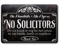 Lone Star Art-Please No Solicitors Thank You - Metal Sign
