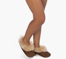 Suede & Fur Alpaca Slippers