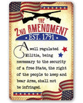 Lone Star Art-The 2nd Amendment Established 1791 - Metal Sign