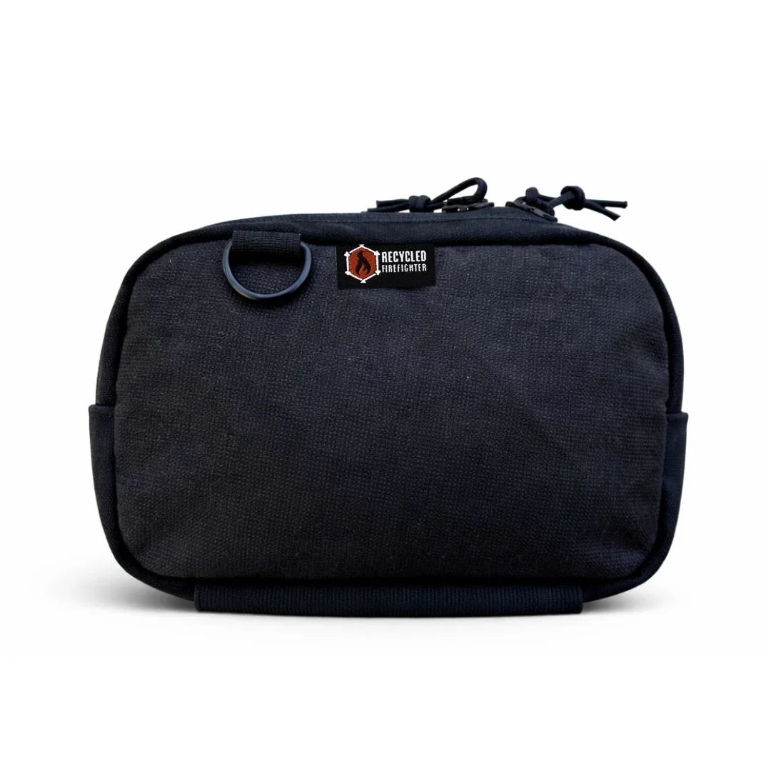 Recycled Firefighter TrailHound Fanny Pack - Bunker Gear Edition