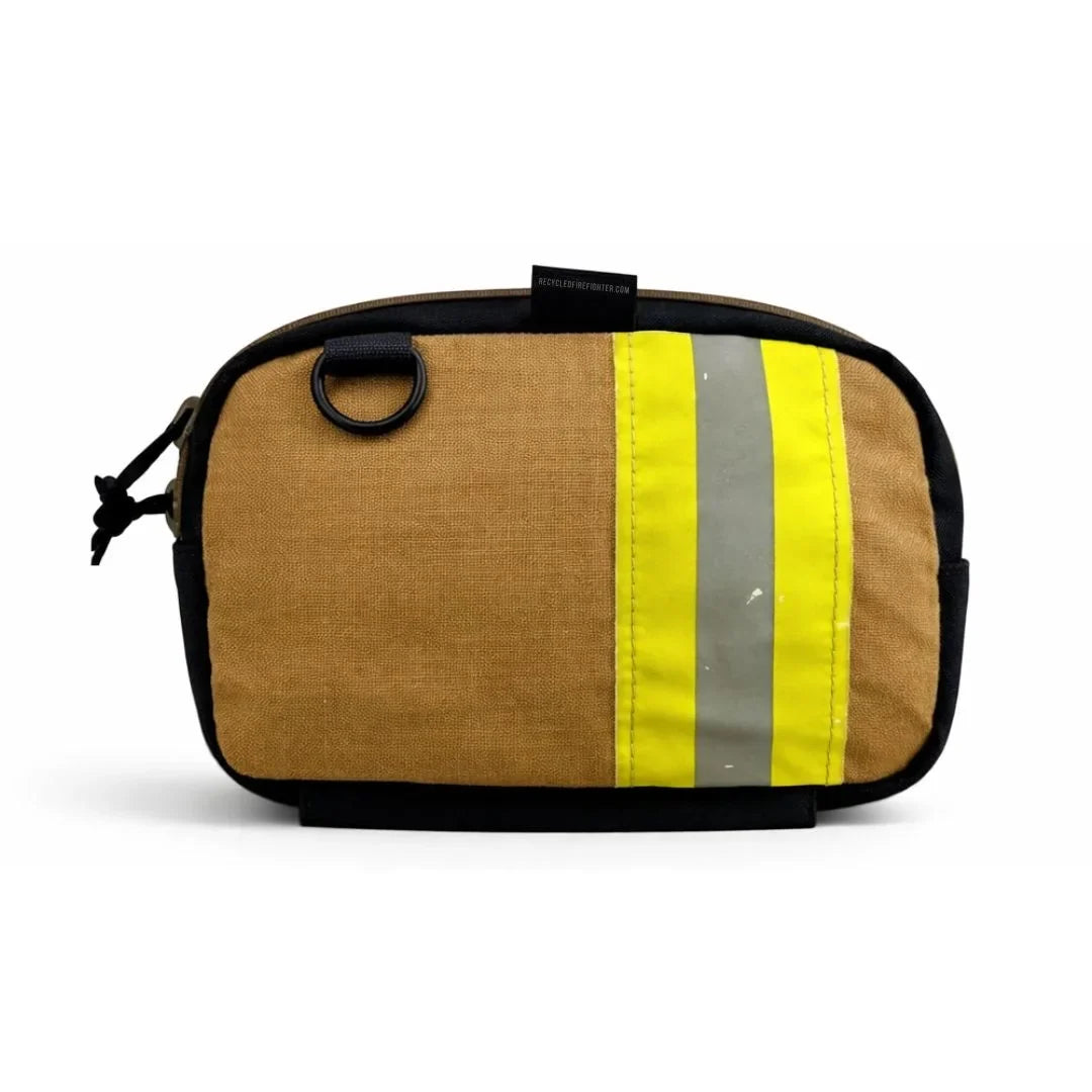 Recycled Firefighter TrailHound Fanny Pack - Bunker Gear Edition