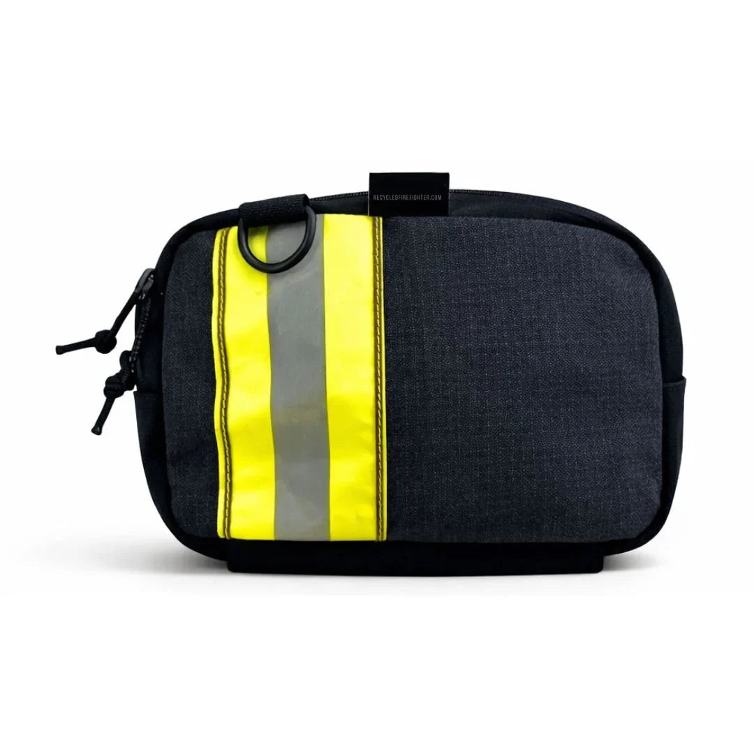 Recycled Firefighter TrailHound Fanny Pack - Bunker Gear Edition