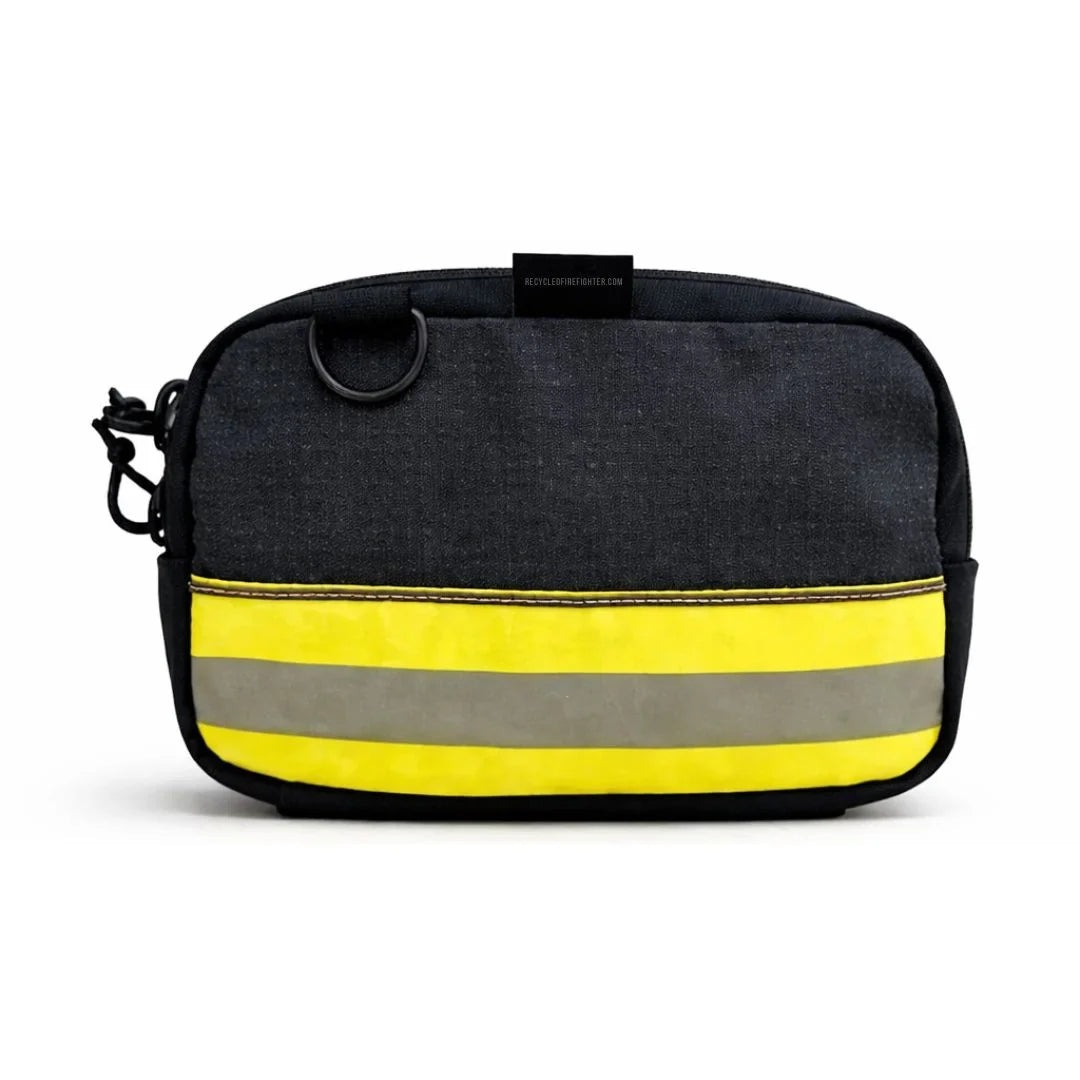 Recycled Firefighter TrailHound Fanny Pack - Bunker Gear Edition
