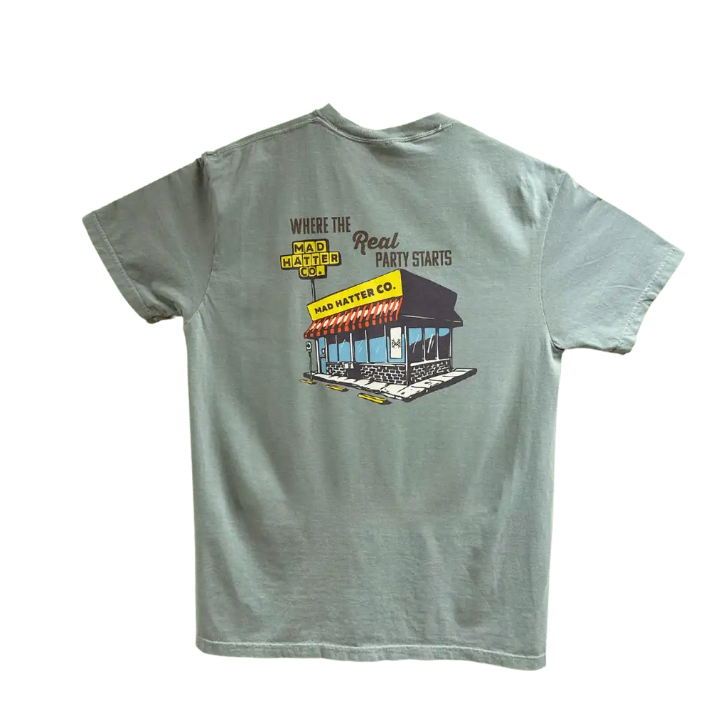The Mad Hatter Where The Real Party Starts T-Shirt