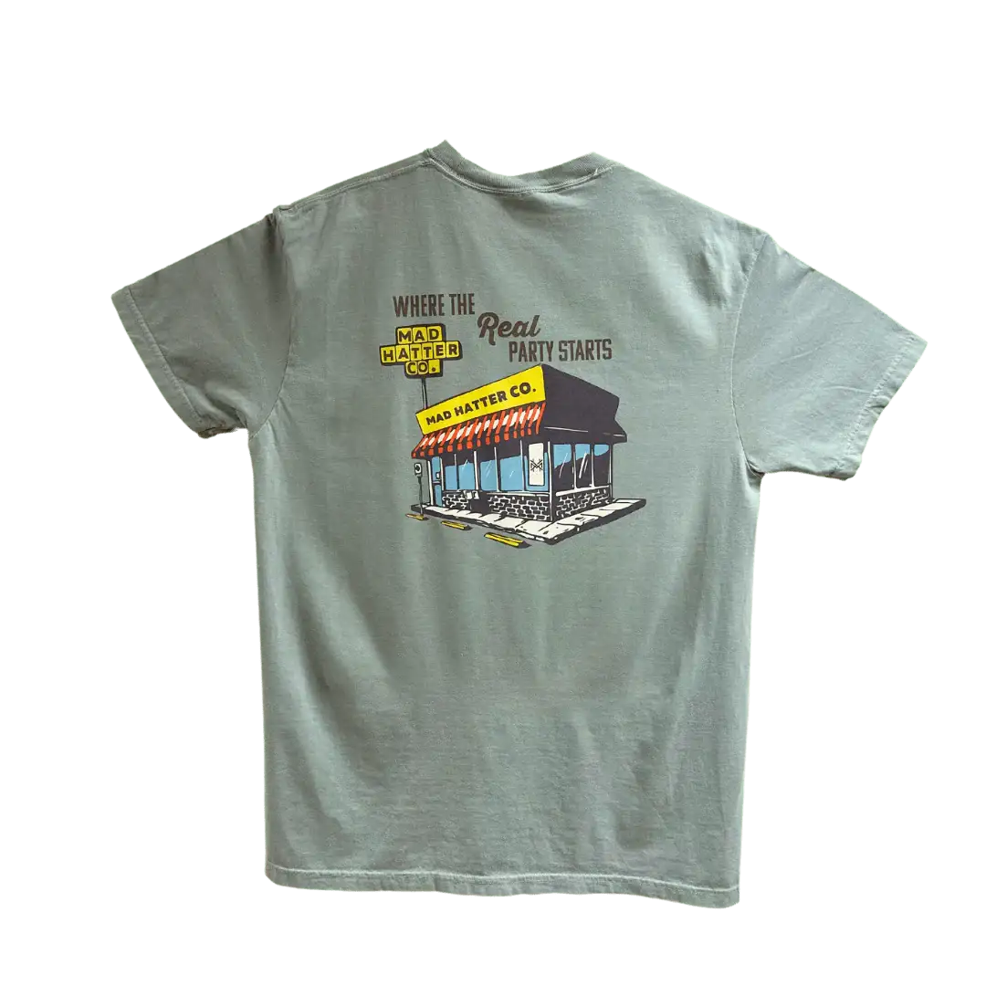 The Mad Hatter Where The Real Party Starts T-Shirt