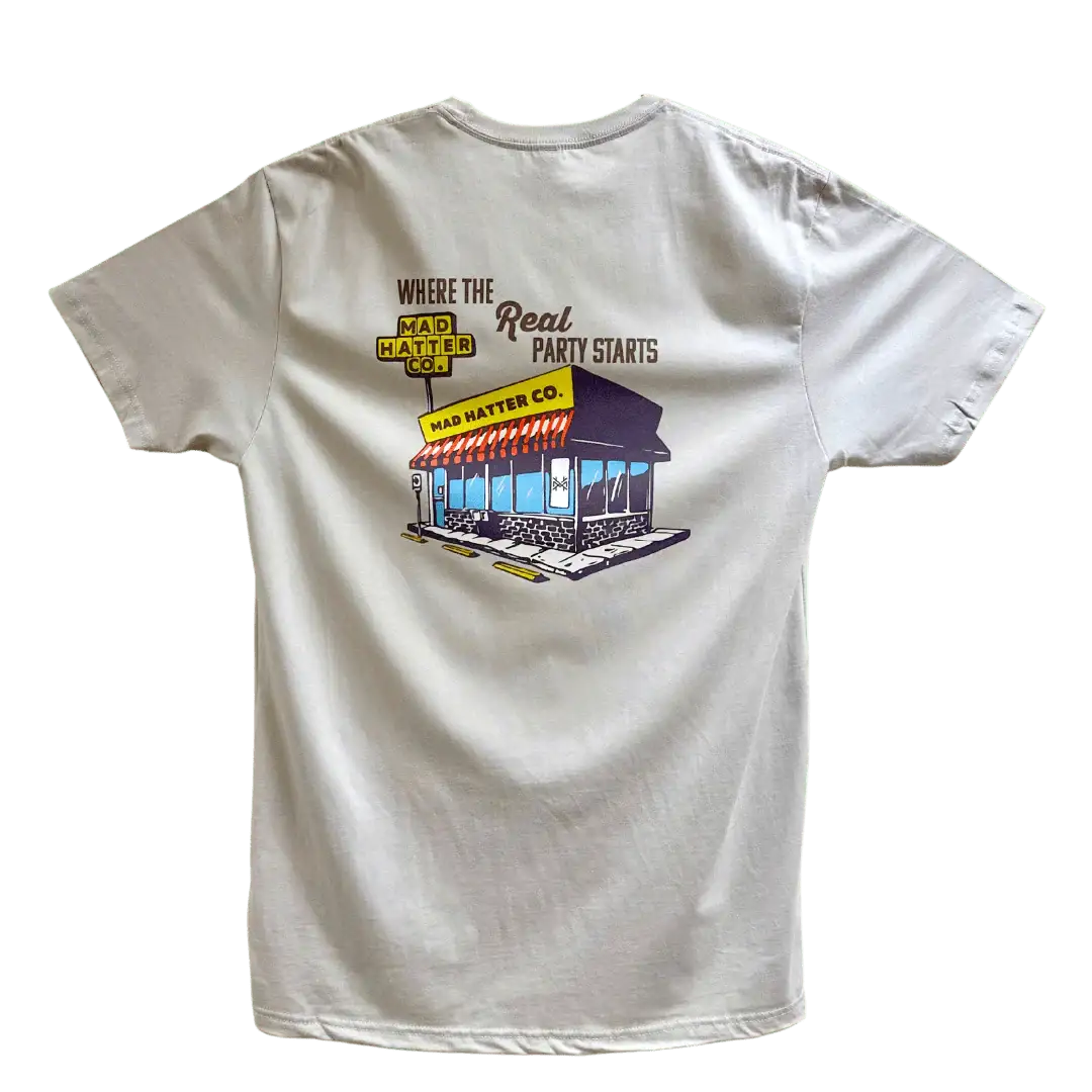 The Mad Hatter Where The Real Party Starts T-Shirt