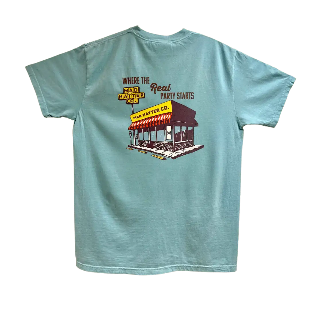 The Mad Hatter Where The Real Party Starts T-Shirt