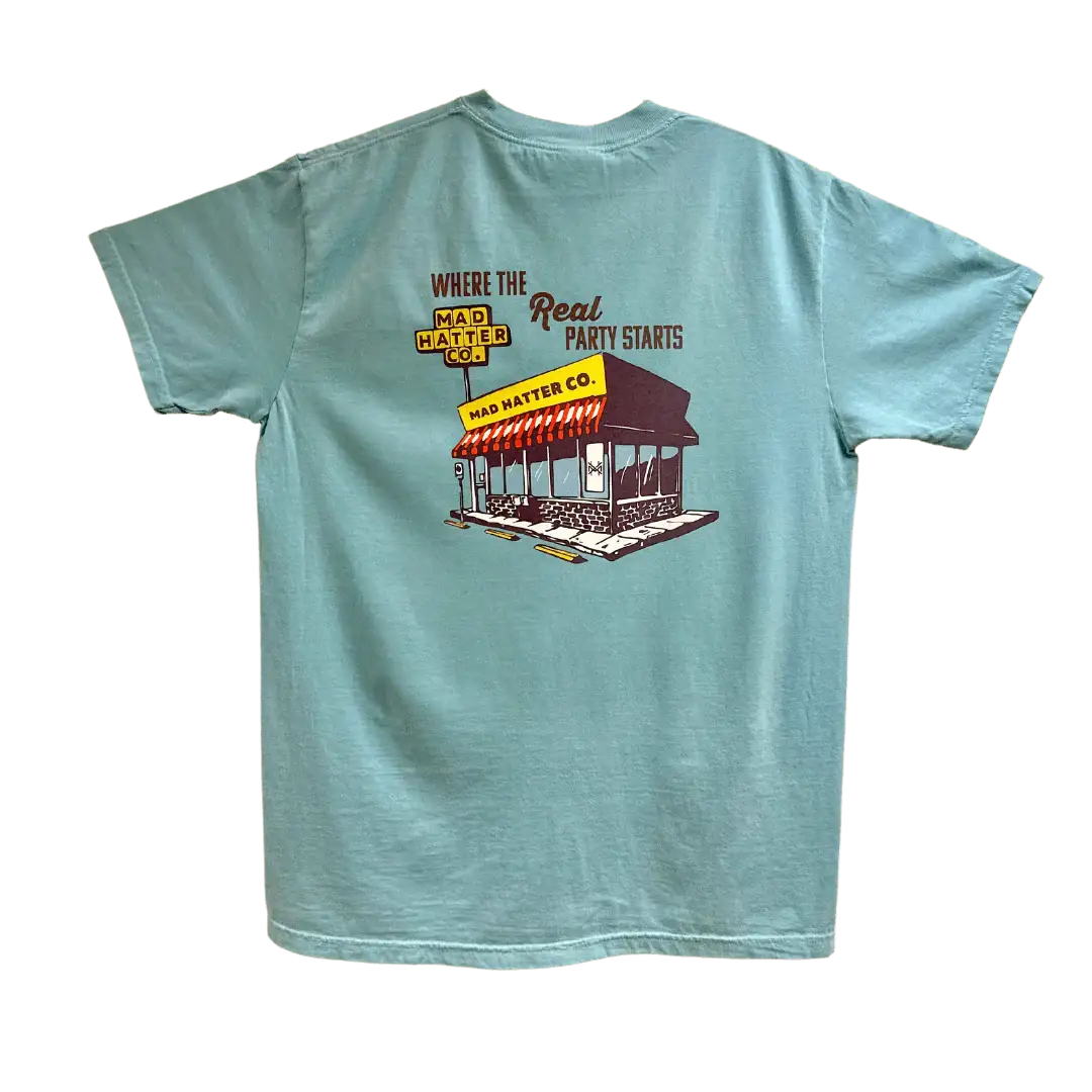 The Mad Hatter Where The Real Party Starts T-Shirt
